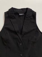 Load image into Gallery viewer, Janina Black Waistcoat - Bust 42 to 44
