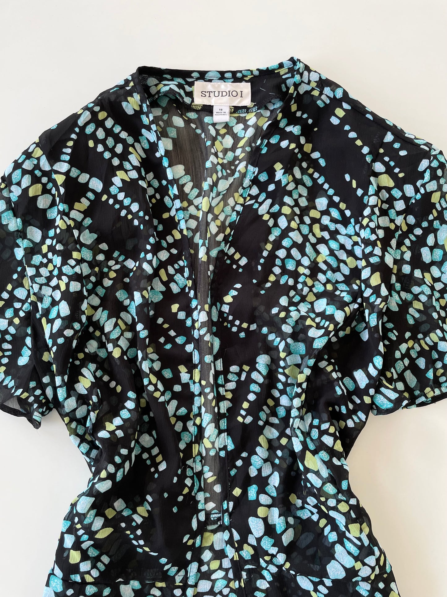 Studio 1 Sheer Vintage Top-Bust 46