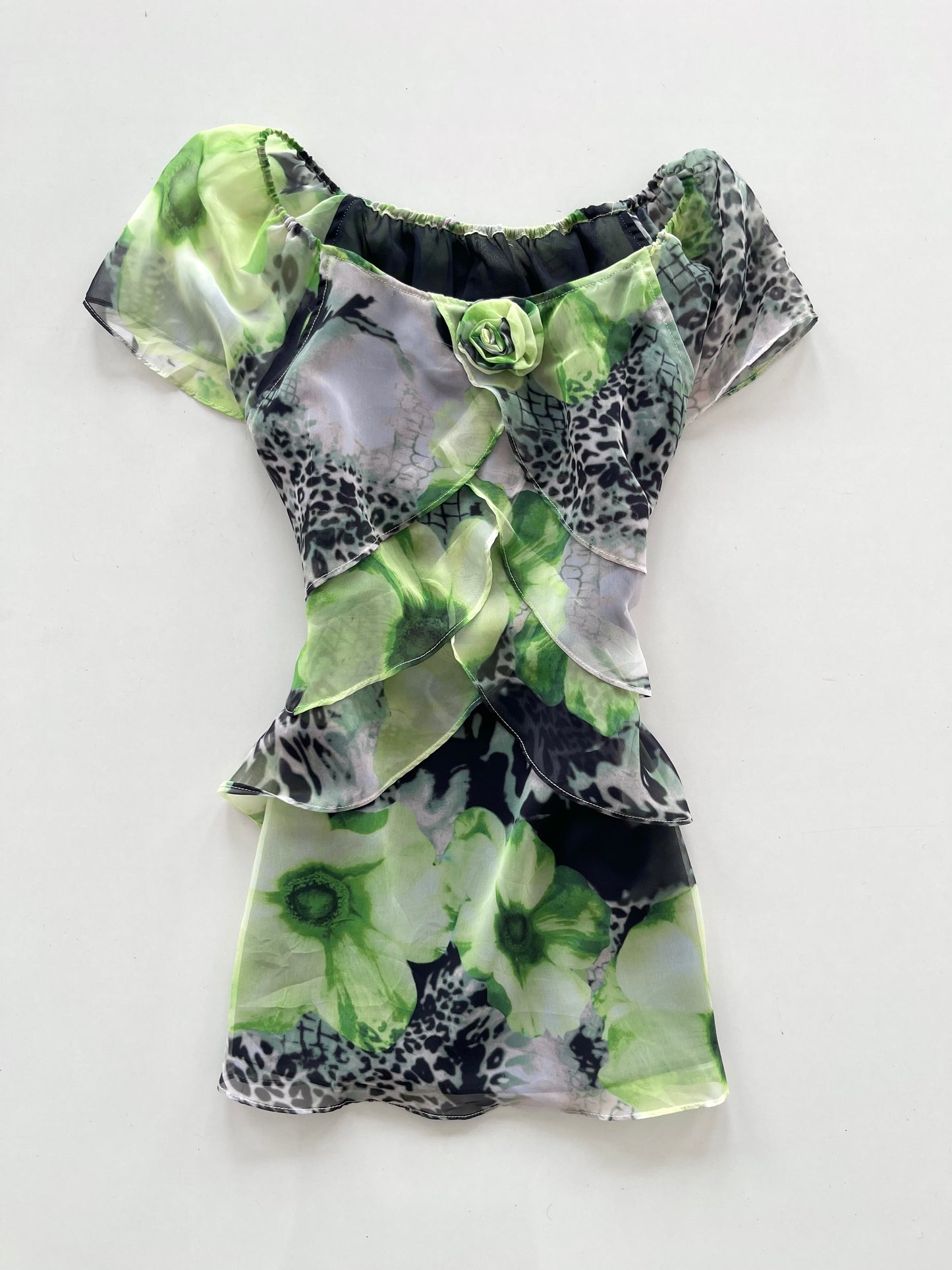 Vintage Ruffle Top-Bust 40