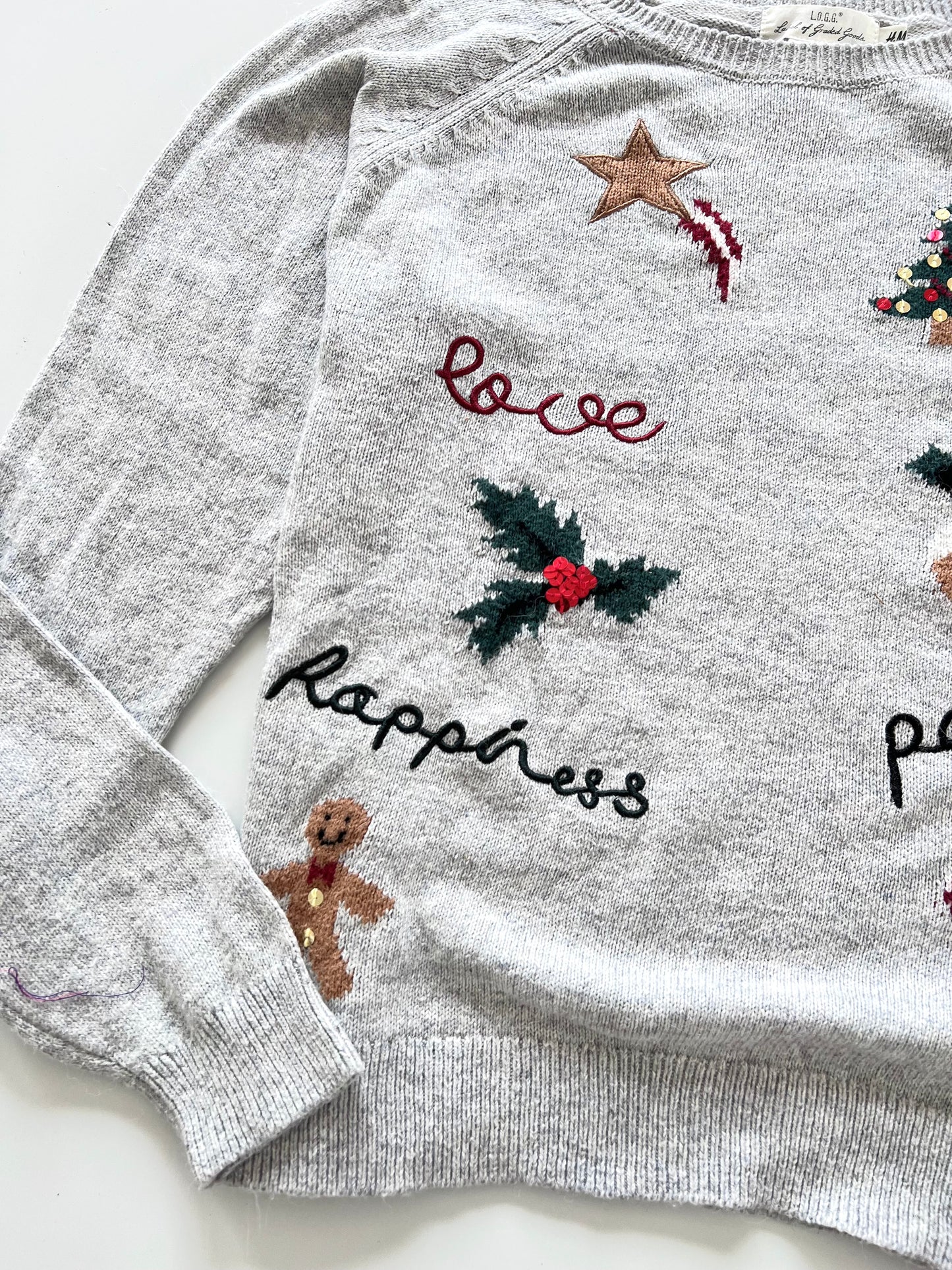 Label Of Graded Goods Christmas Sweater-Bust 44