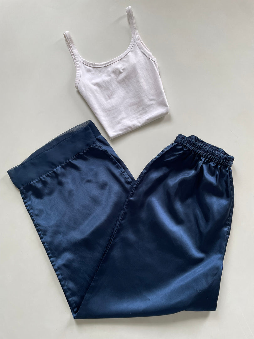 Satin Lounge Pants-Waist 30 to 34