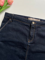 Load image into Gallery viewer, ZARA SPACE BLUE DENIM SKIRT - WAIST 34
