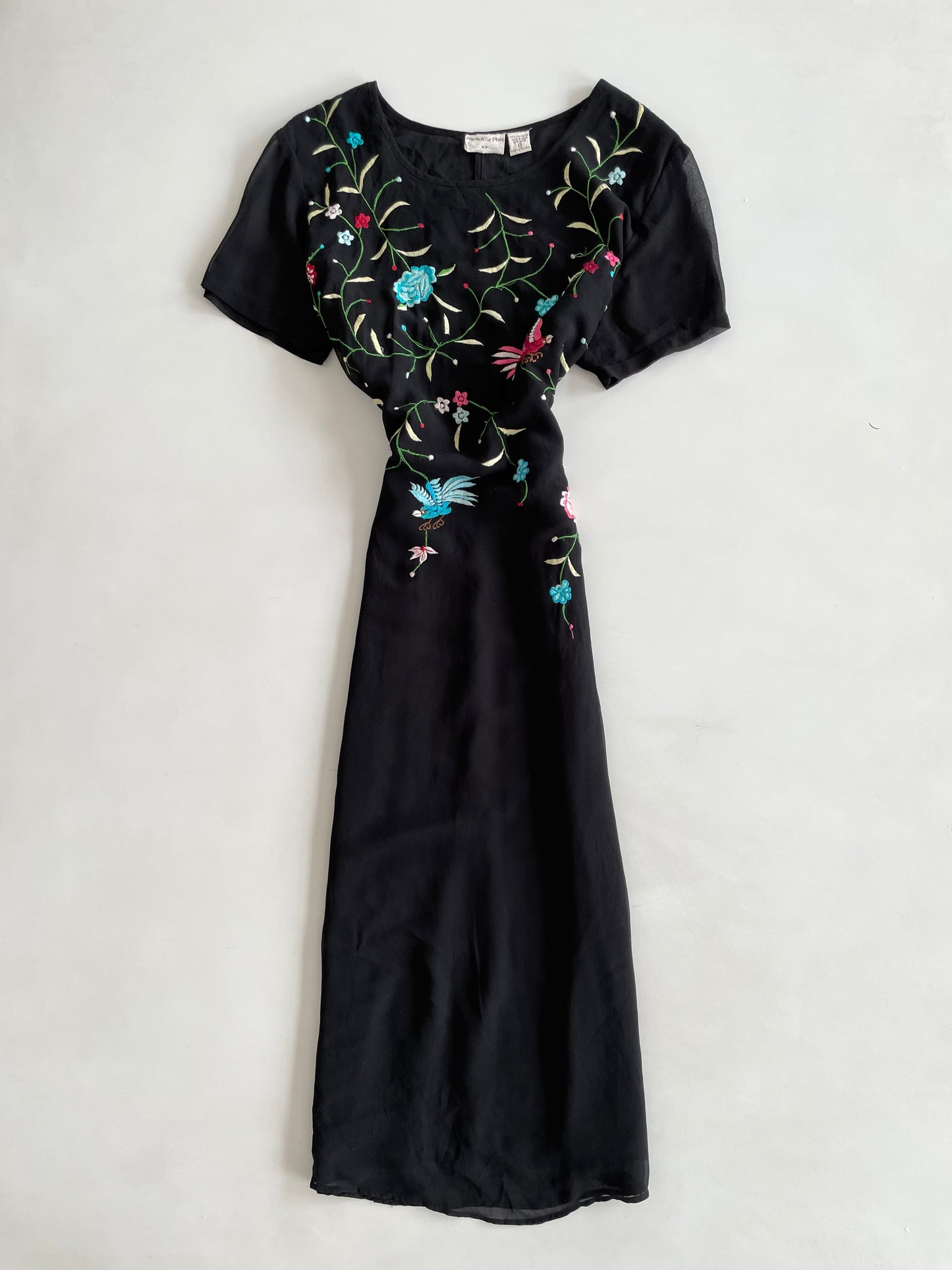 Paradise Plus Embroidered Dress - Bust 50