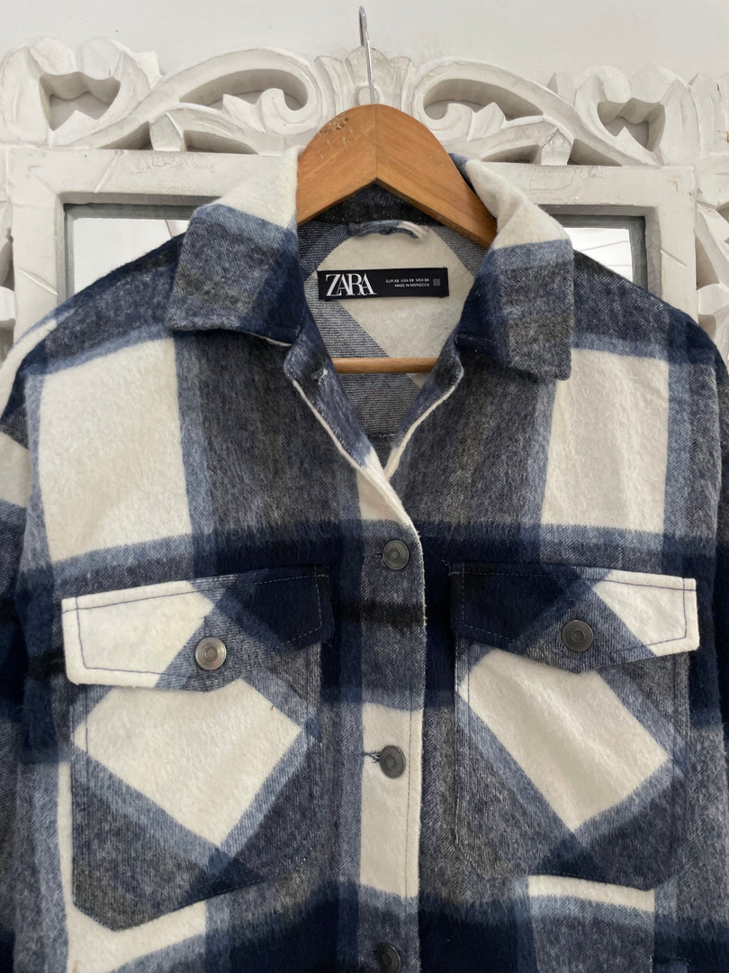 Zara Thick Warm Shacket-Chest 46