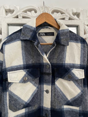 Zara Thick Warm Shacket-Chest 46