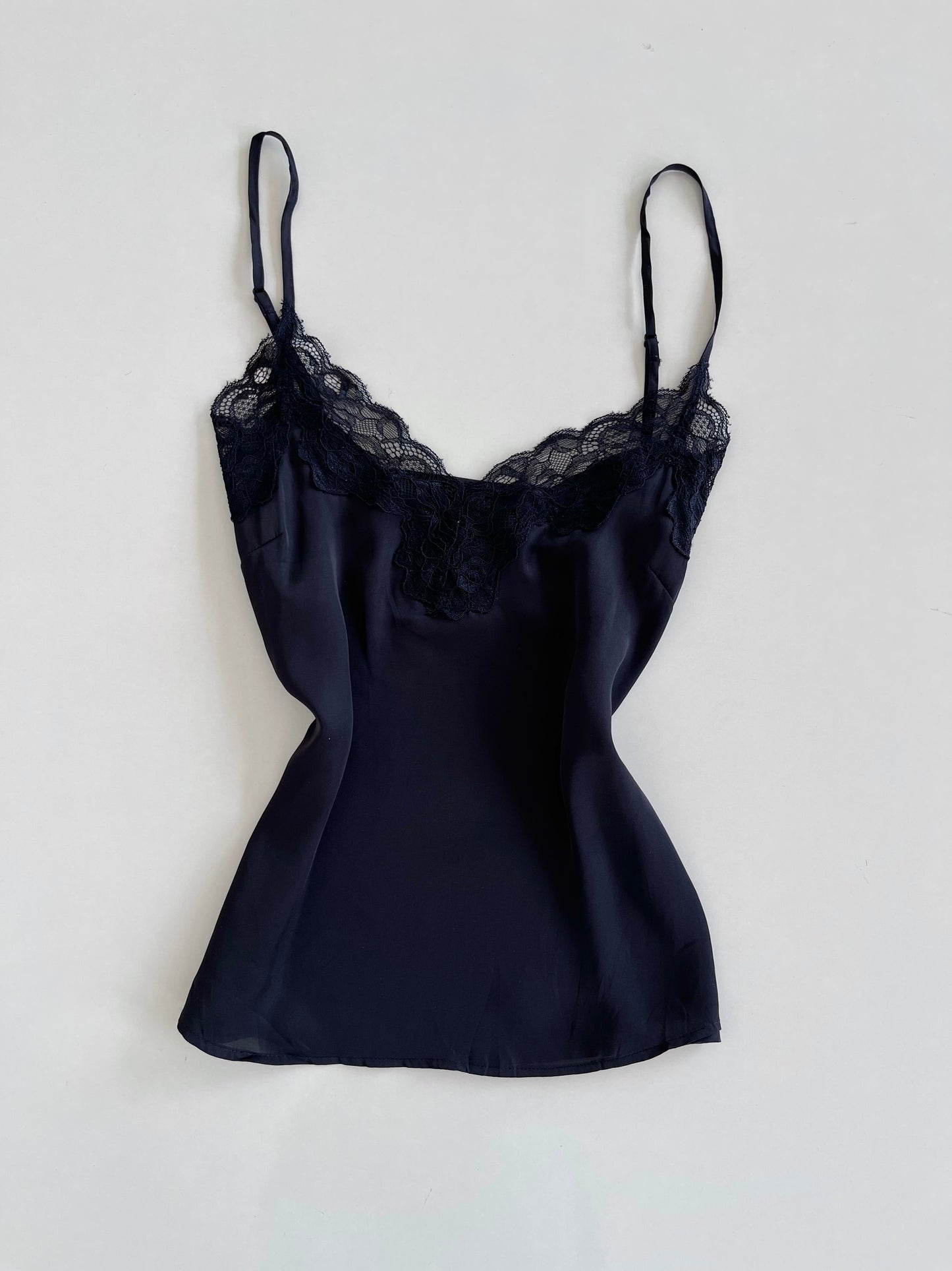 Lace Satin Slip Top-Bust 34