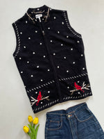 Load image into Gallery viewer, Christopher &amp; Banks Hand Embroidered Sweater Vest-Bust 48
