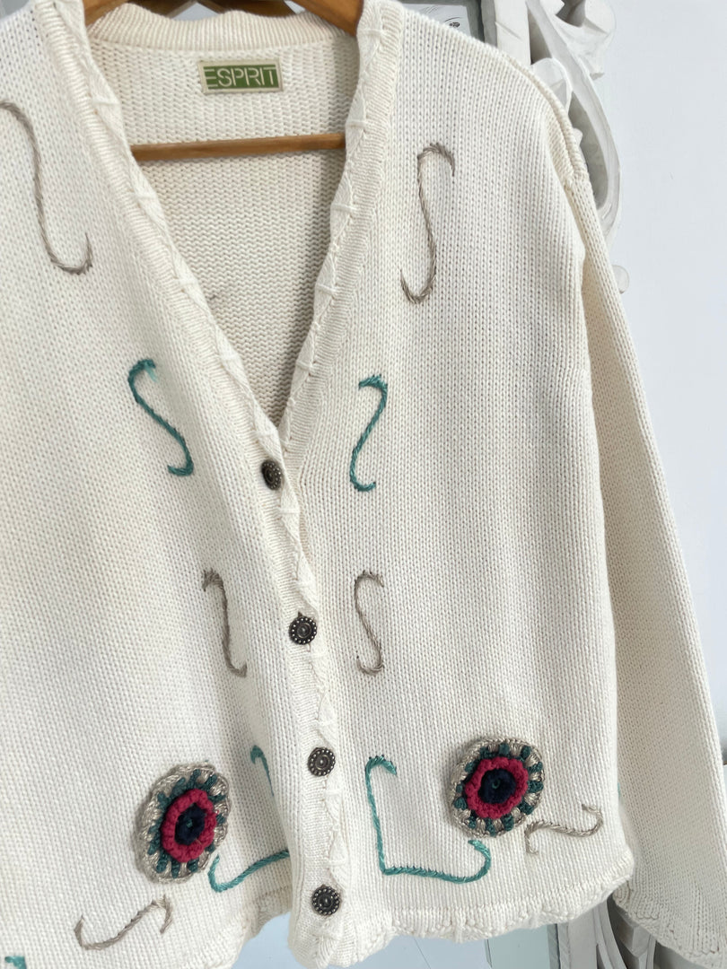 Esprit Embroidered Vintage Sweater-Bust 42