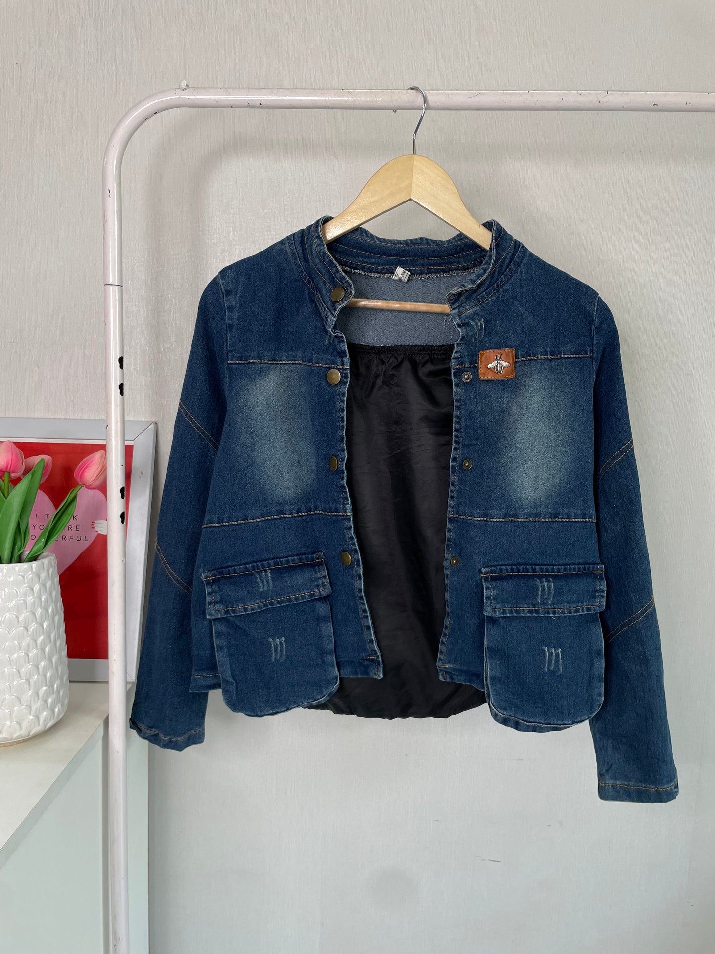 Bee Denim Jacket-Bust 30