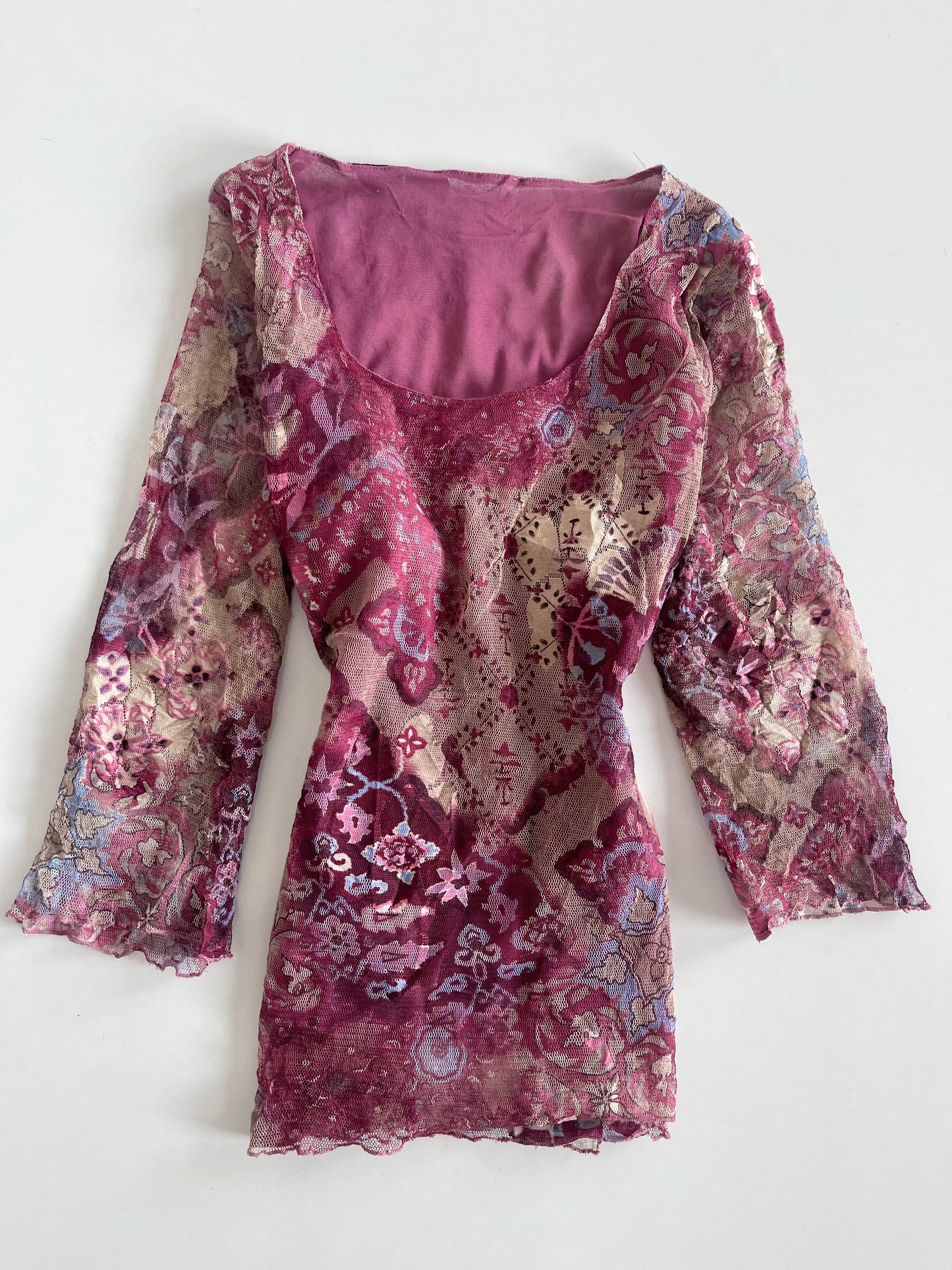 Sheer Vintage Top-Bust 44 to 48