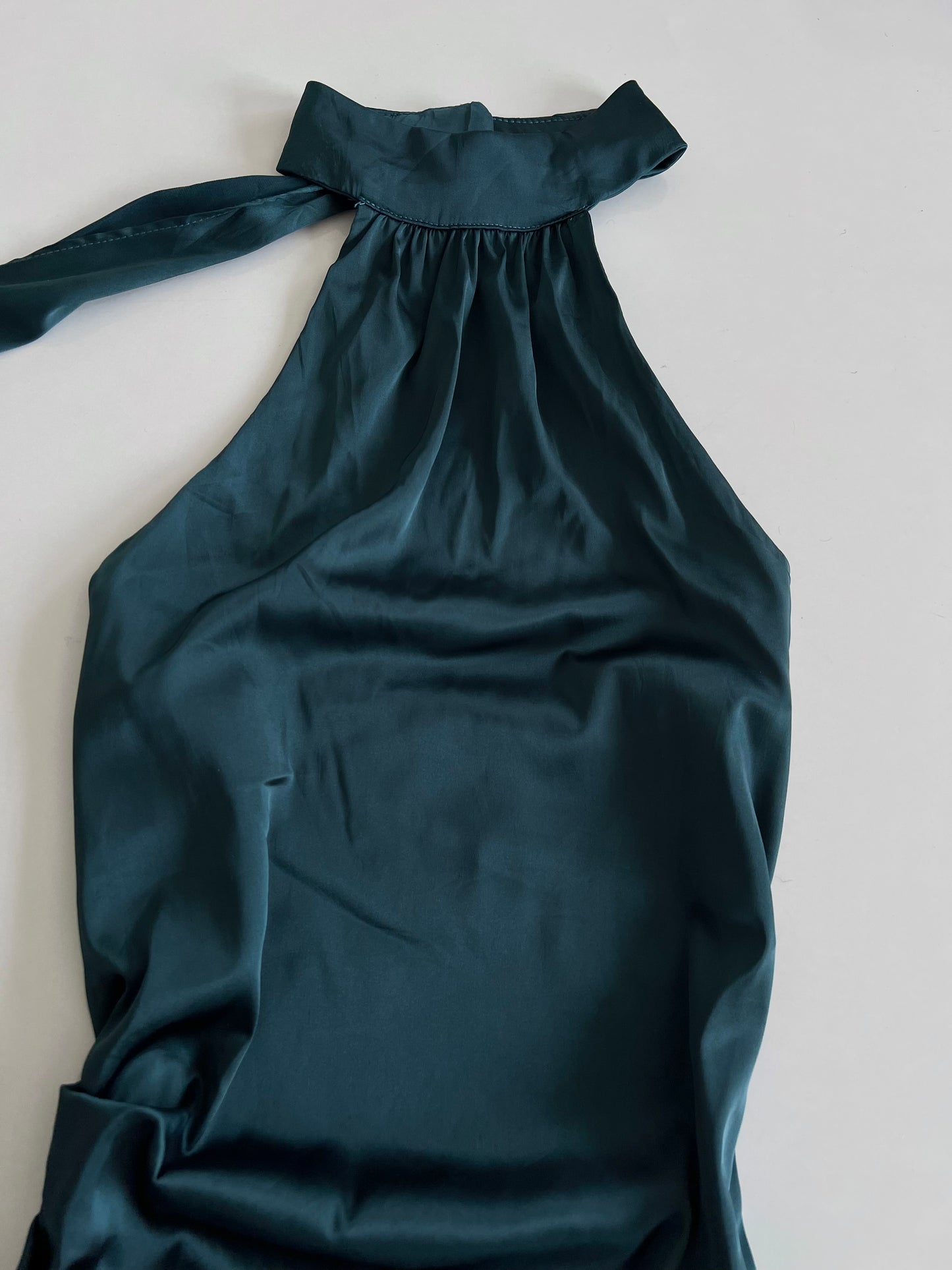 Satin Halter Dress-Bust 38