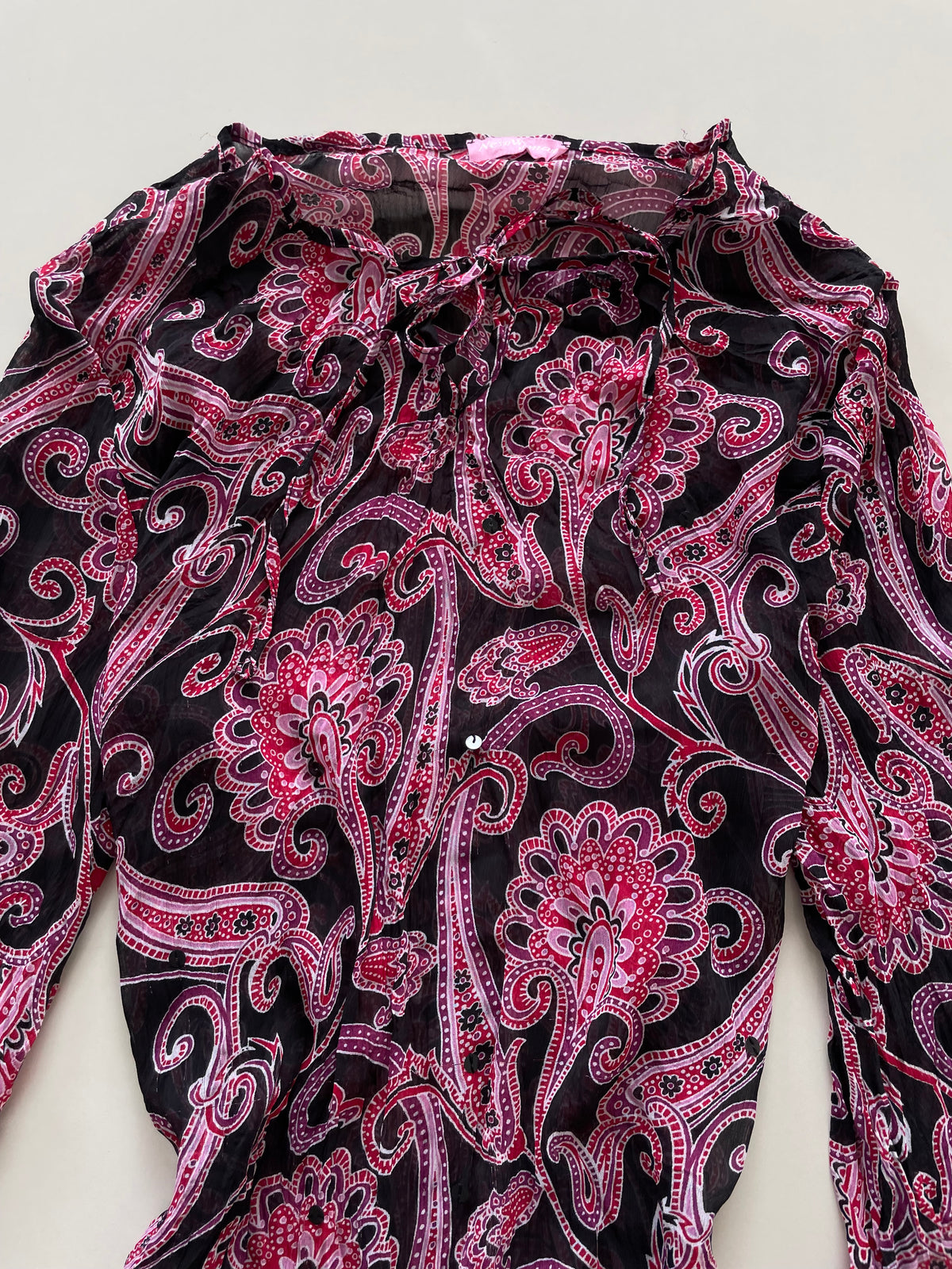 Paisley Vintage Sheer Top-Bust 38