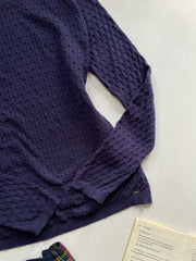 Vintage Cable Knit Sweater-Chest 46