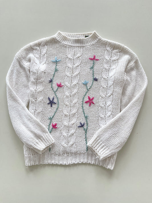 Tilbury Hand Embroidered Vintage Sweater-Bust 48