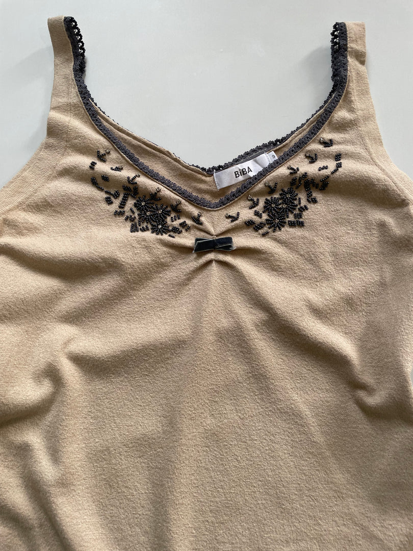 Biba Embroidered Top-Bust 38