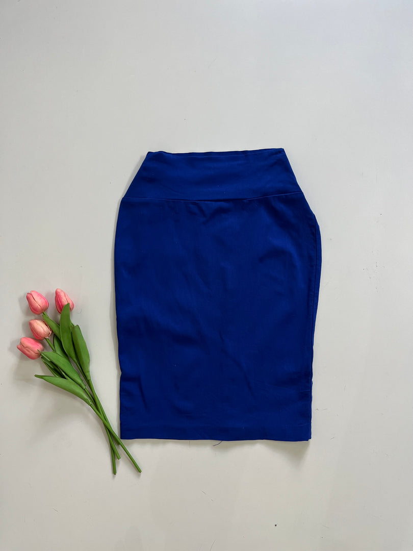 CHARLOTTE RUSSE BLUE SKIRT - WAIST 32 TO 34