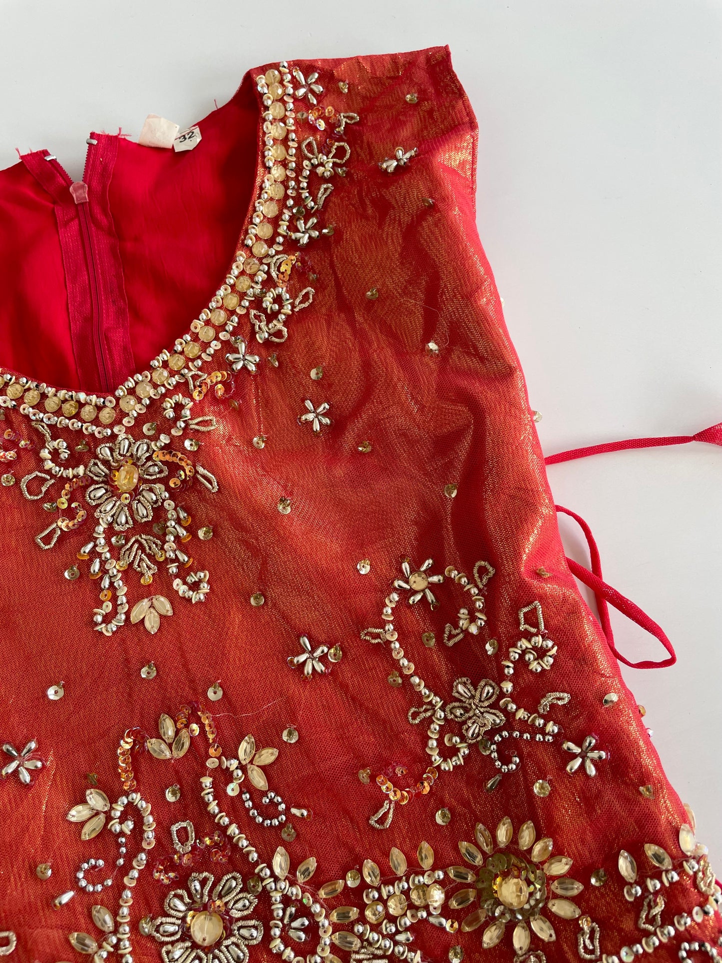Embroidered Desi Top-Bust 32