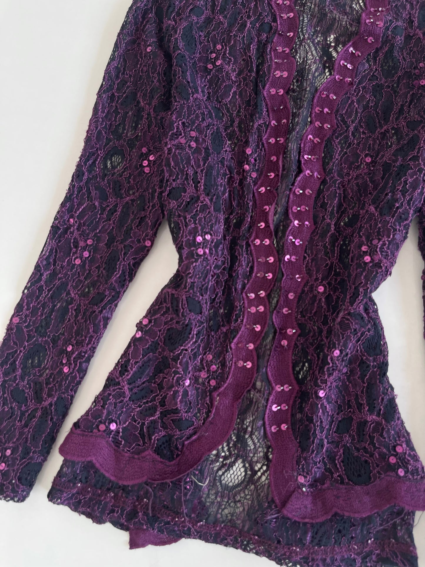 Vintage Sequin Sheer Shrug-Bust 38