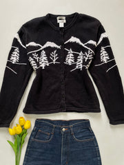 Christopher & Banks Hand Embroidered Christmas Sweater - Bust 40