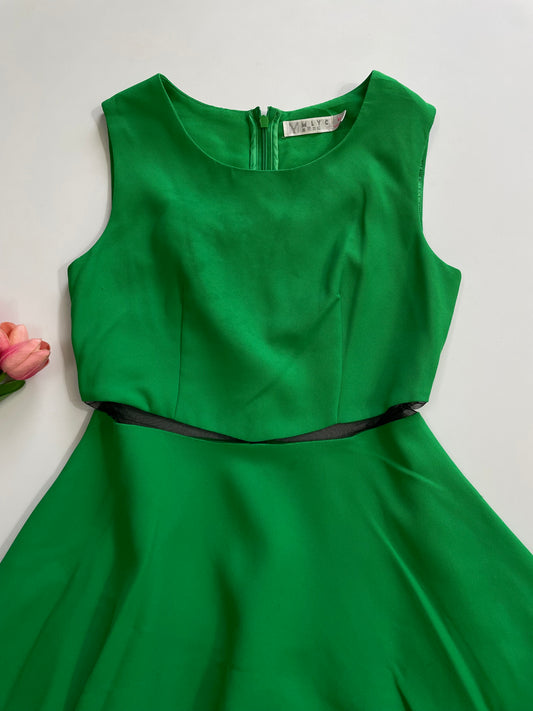 Green Cutout Dress-Bust 32