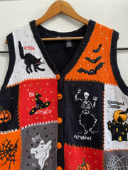 Vintage Christmas Sweater Vest-Bust 46