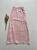 Load image into Gallery viewer, VERO MODA BLUSH PINK SLIT SKIRT - WAIST 32 to 38
