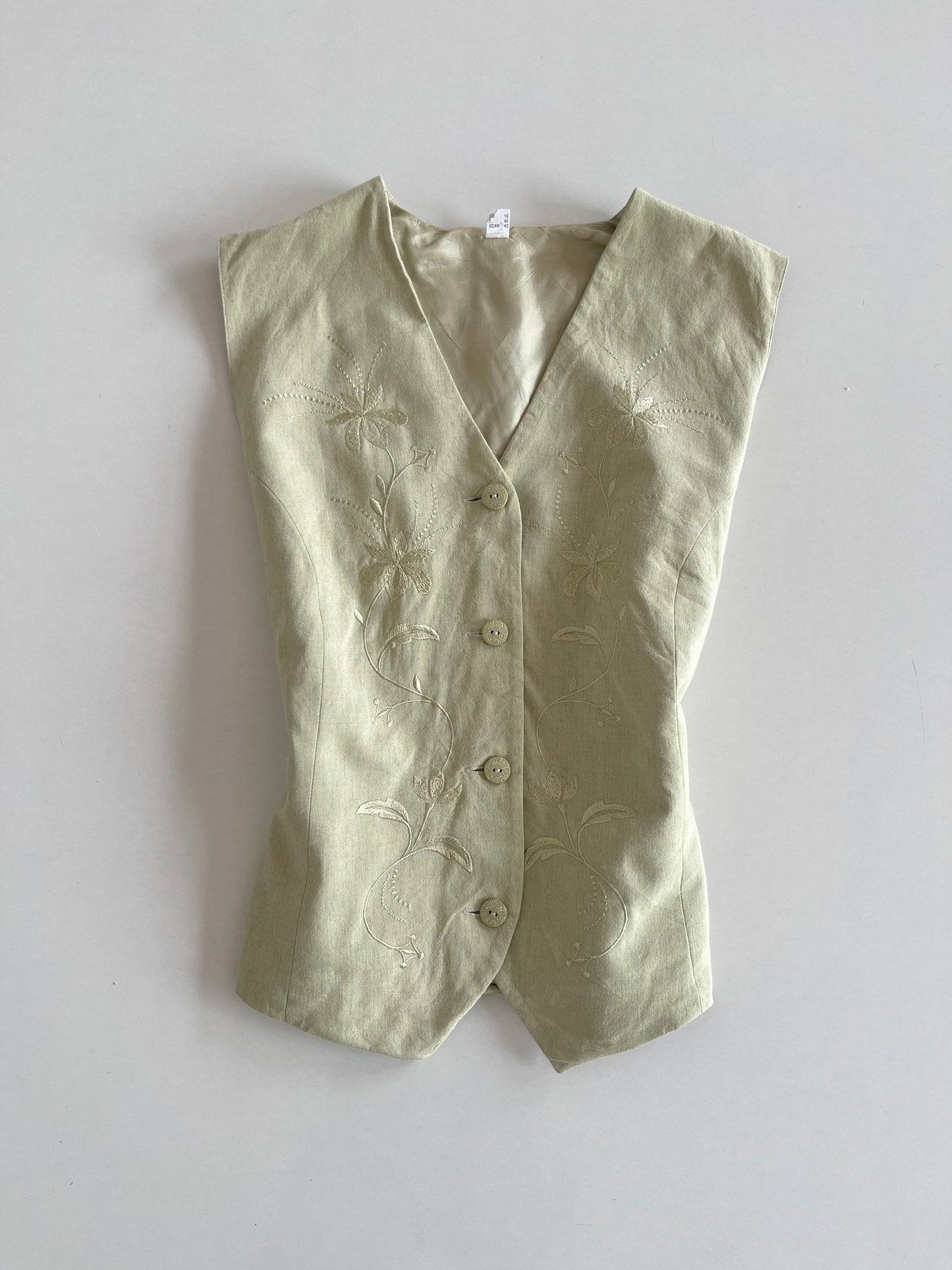 Embroidered Waistcoat -Bust 38