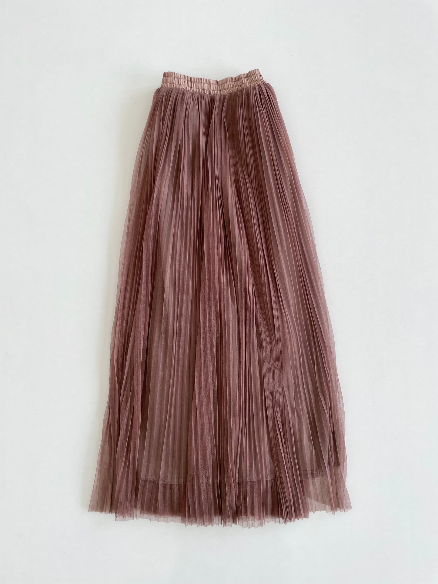Pleated Brown Skirt-Waist 28 to 36