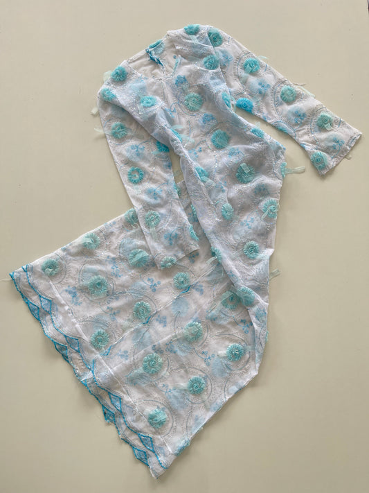 Lace Embroidered Dress-Bust 42