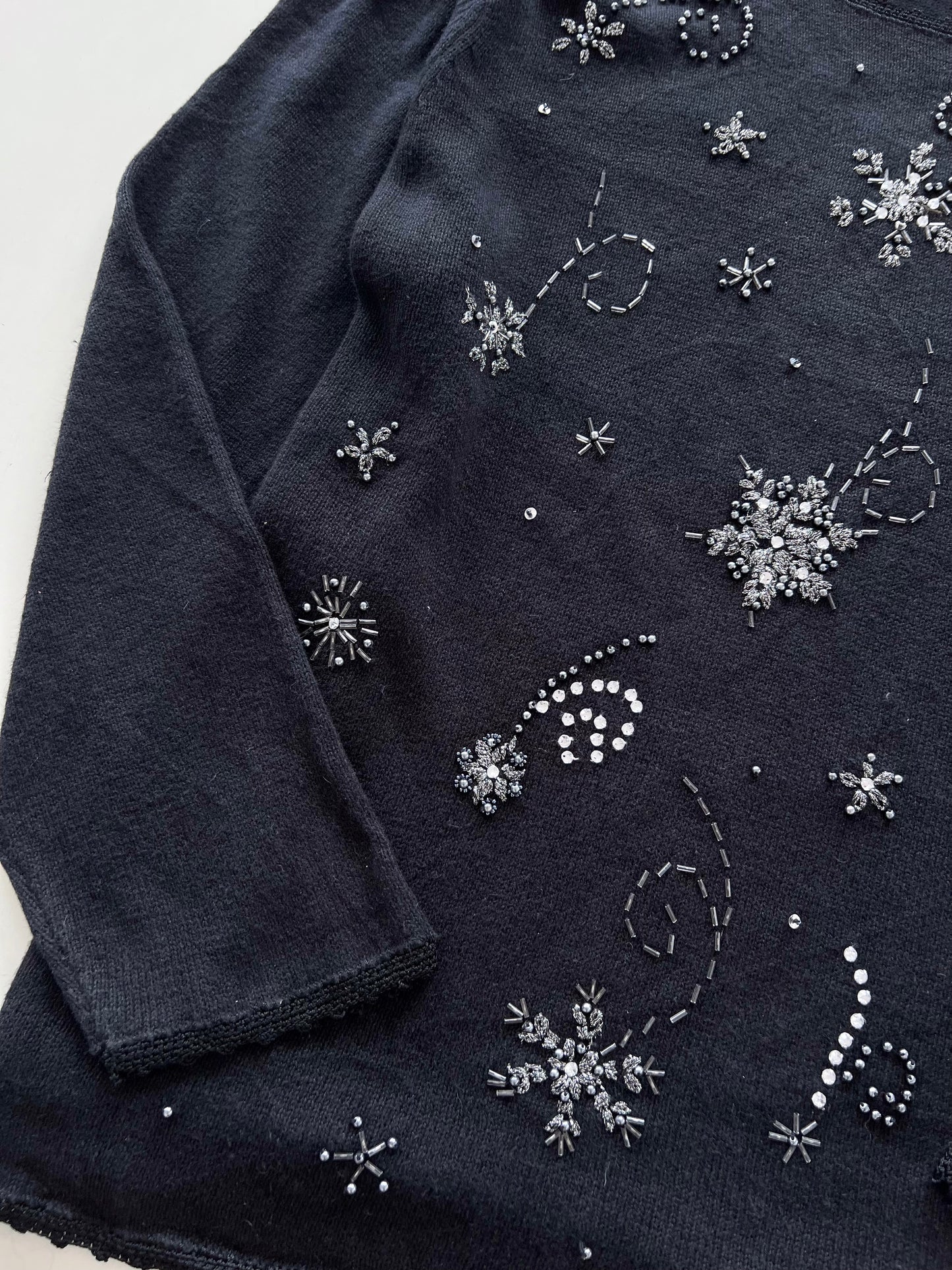 Editions Embroidered Christmas Sweater-Bust 50