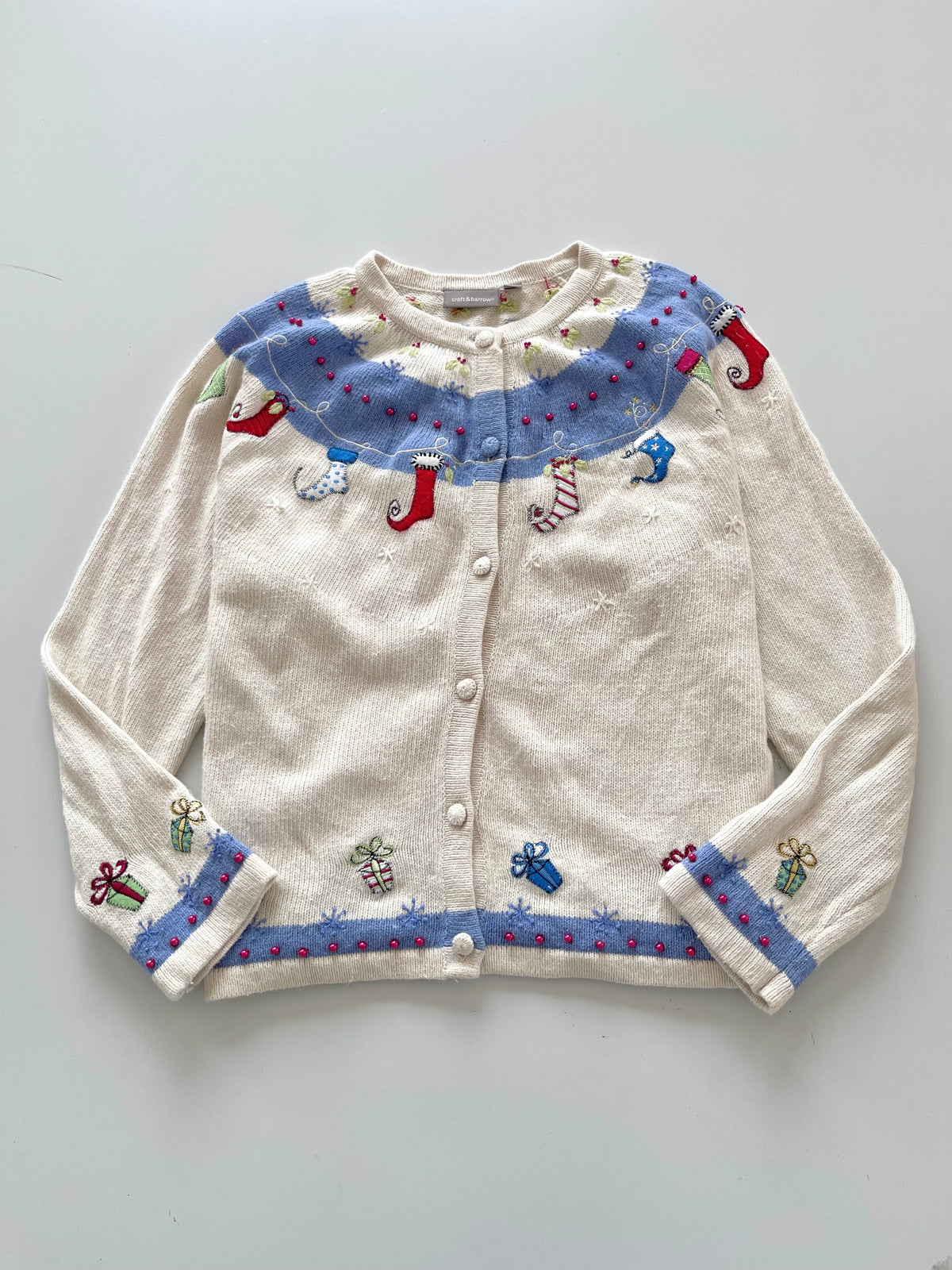 Croft&Barrow Embroidered Cardigan Sweater-Bust 50