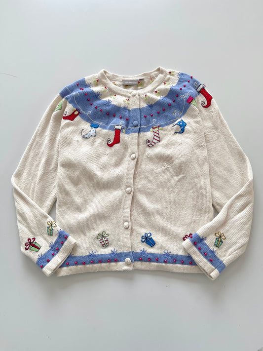 Croft&Barrow Embroidered Cardigan Sweater-Bust 50