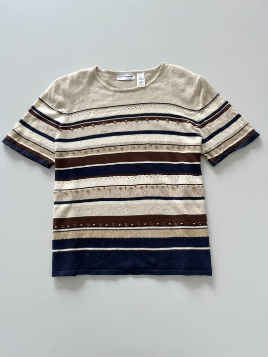 Alfred Dunner Embroidered Sweater-Bust 48