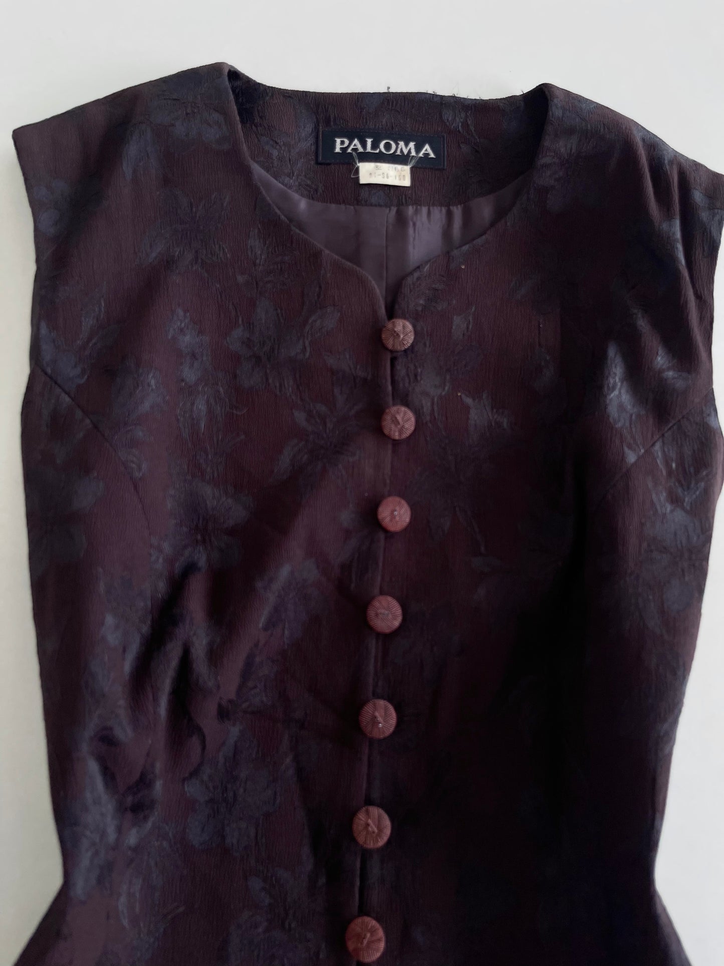 Paloma Jacquard Waistcoat-Bust 38