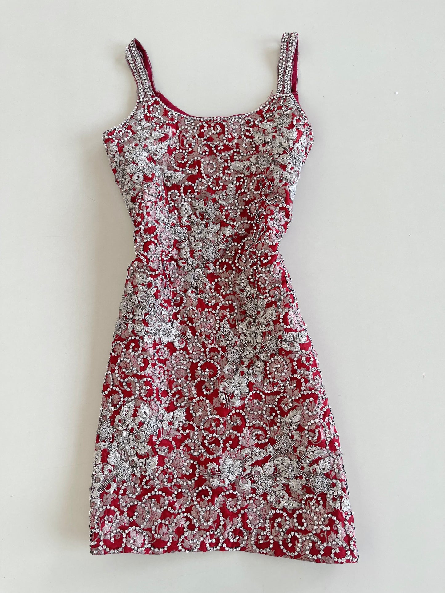 Heavily Embroidered Vintage Dress-Bust 34