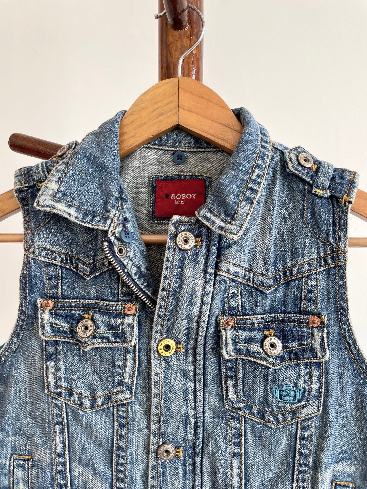 Denim Vest-Bust 32
