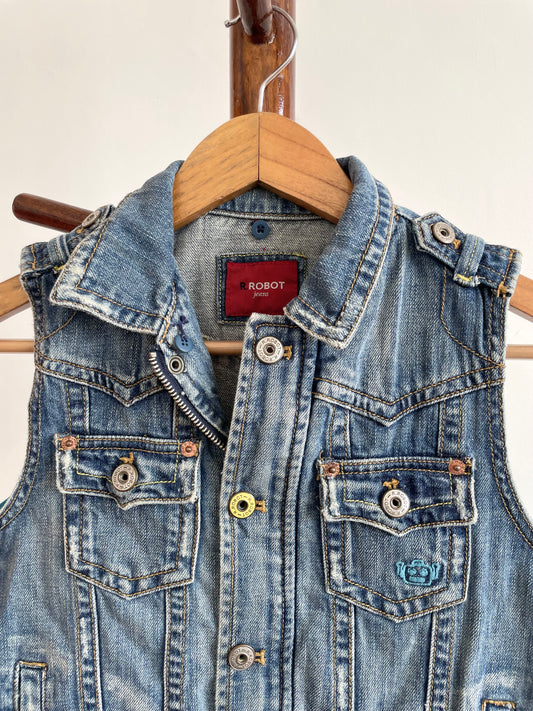 Denim Vest-Bust 32