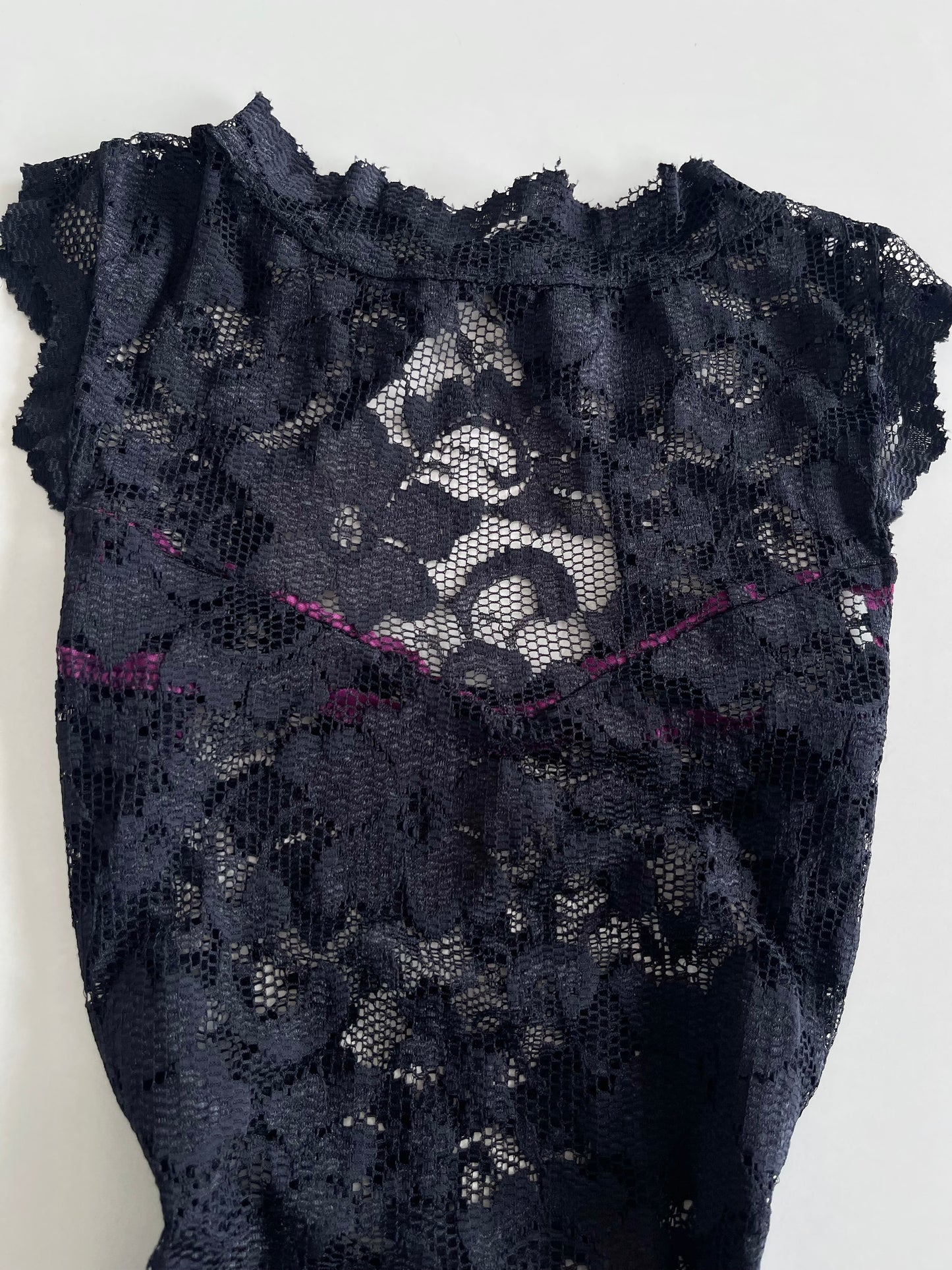 Lace Sheer Dress-Bust 28 to 30