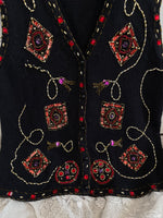 Load image into Gallery viewer, Claudia D Vintage Christmas Sweater Vest-Bust 38
