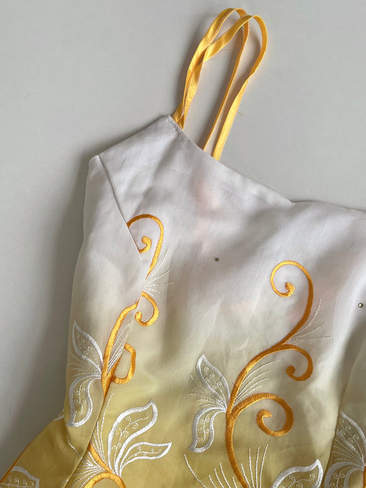 Embroidered Vintage Top-Bust 40
