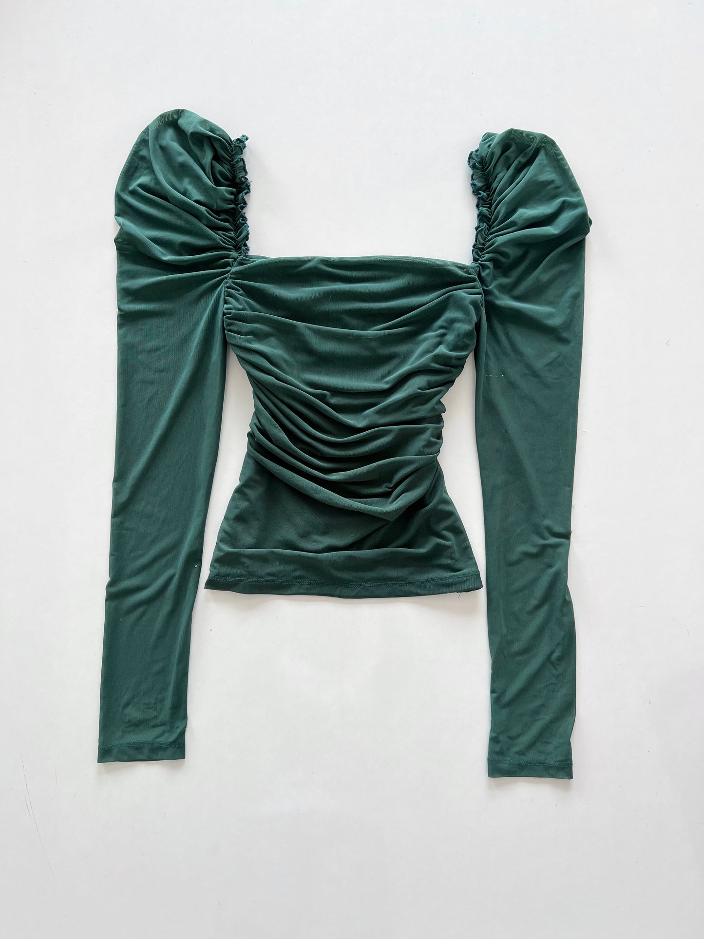 Square Neck Ruched Top-Bust 34 to 36