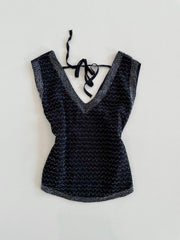 Vintage Embroidered Top-Bust 40