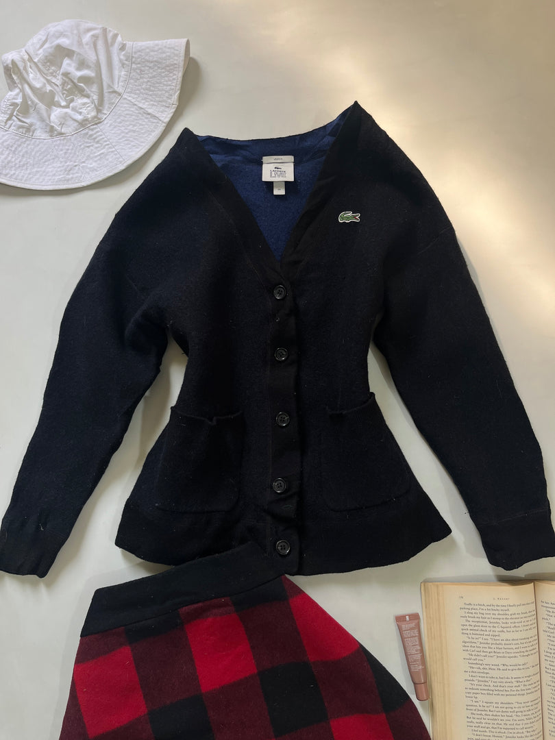 Vintage Lacoste Thick 95% Wool Sweater-Bust 32