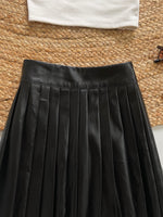 Load image into Gallery viewer, LEATHER SKIRT-WAIST 24
