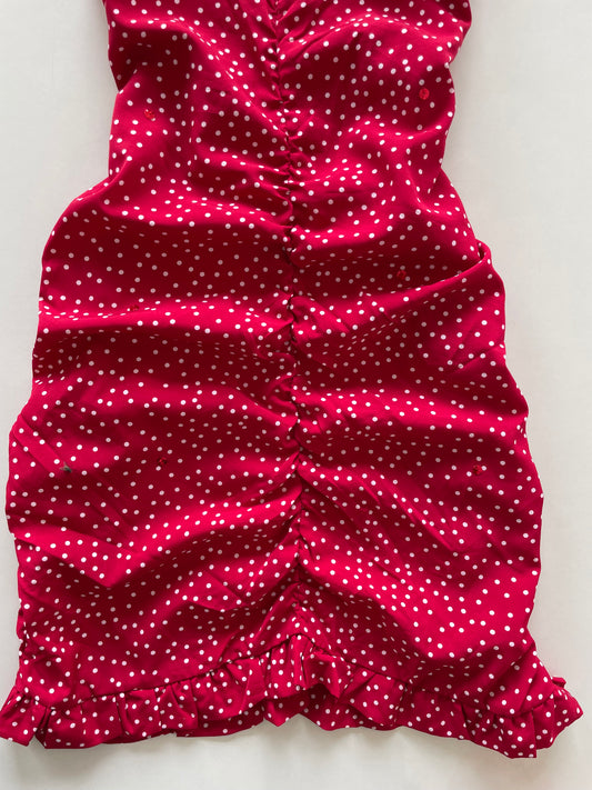 Polka Dot Red Dress-Bust 34