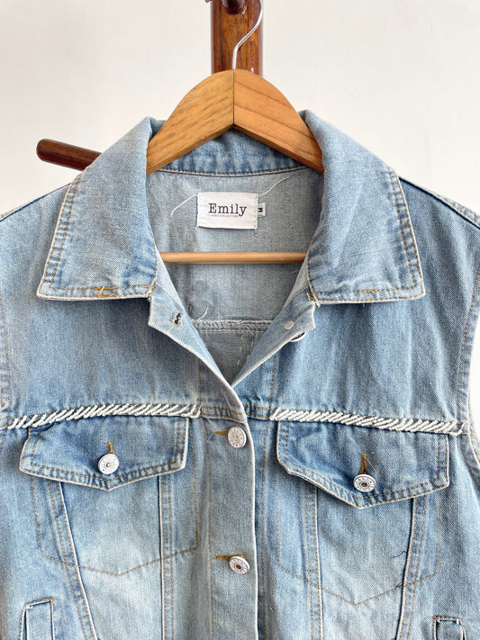 Emily Denim Vest-Chest 42
