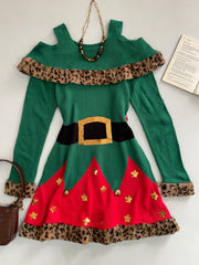 Christmas Sweater Dress-Bust 32