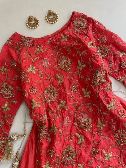 Embroidered Kurti-Bust 32
