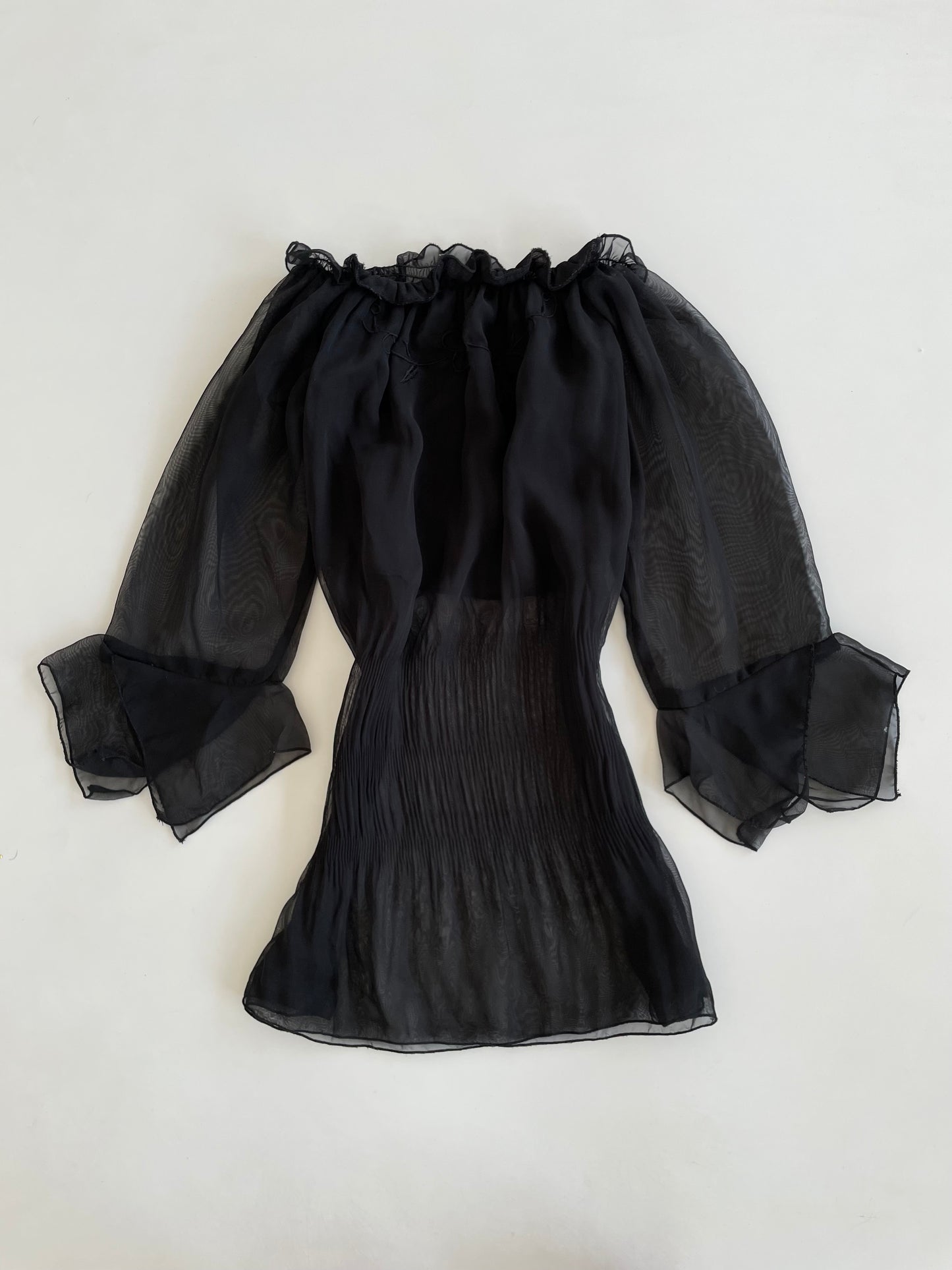 Sheer Vintage Top-Bust 34 to 36