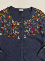 Load image into Gallery viewer, Tiara Embroidered Cardigan- Bust 48 to 52
